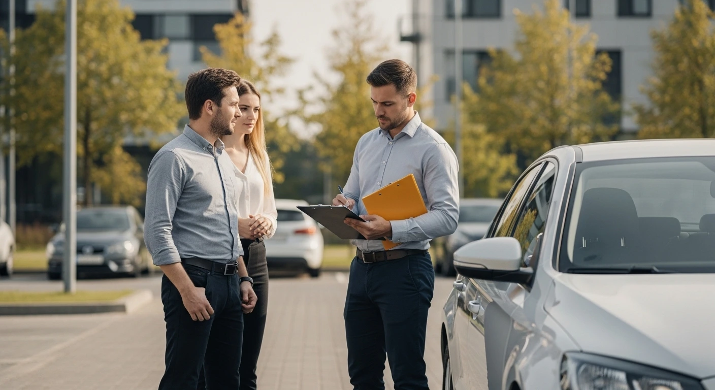 Огляд автомобіля спеціалістом перед автовикупом у Києві